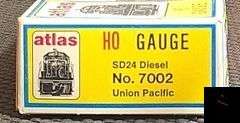 Atlas HO Gauge SD24 No. 7002 Diesel Locomotive Union Pacific #416 in Box