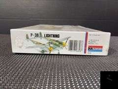 Monogram P-38 Lockheed Lightning 1/48 Scale Model Kit #6848 - Factory Sealed