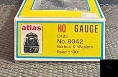 Atlas HO Gauge C425 Locomotive - Norfolk & Western #1001