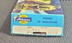 Athearn HO Scale B&O GP-9 Powered Locomotive - Boxed