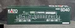Kato EMD SD40 Locomotive Santa Fe 5014 - HO Scale