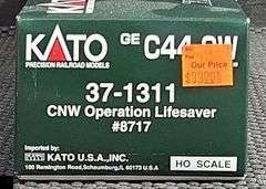 Kato GE C44-9W "Dash 9" CNW Operation Lifesaver 8717 Locomotive - HO Scale