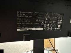 Dell 20" Monitor Model 2001FP