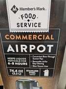 Member's Mark Food Service stainless steel hot beverage server