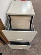 Two Drawer Locking Metal File Cabinet with key