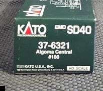 Kato EMD SD40 HO Scale Locomotive - Algoma Central #180