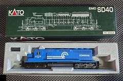 Kato EMD SD40 Conrail #6324 HO Scale Locomotive