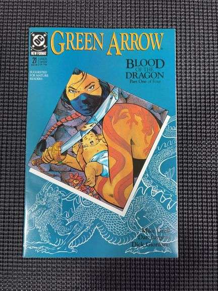 Green Arrow Comic Books - DC Comics #21 & #22, August 1989