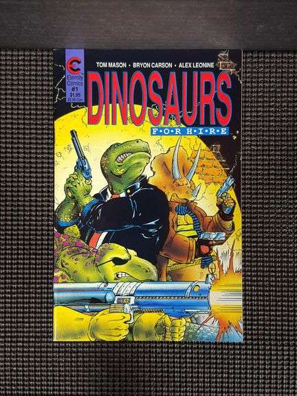 Eternity Comics, Dinosaurs For Hire, #1, 2, & 3, 1988