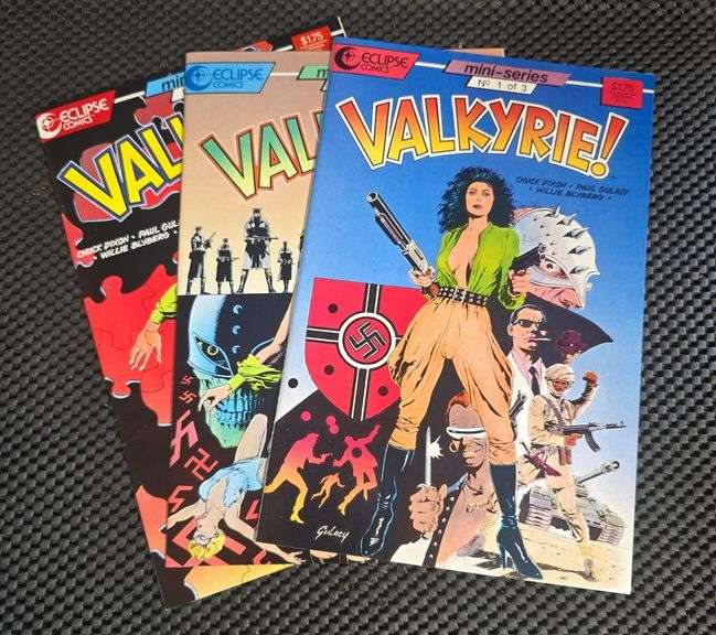 Valkyrie! Eclipse Comics Mini-Series 1987 (3 Issues)
