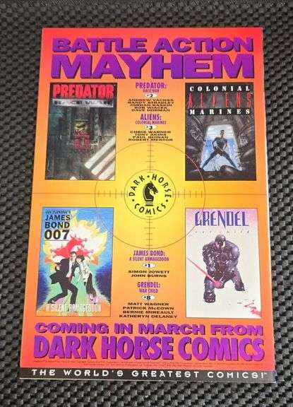 Colonial Aliens Marines Dark Horse Comics #1 & #2, 1993