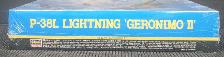 1/48 Hasegawa P-38L Lightning 'Geronimo II' Model Kit JT2:3600