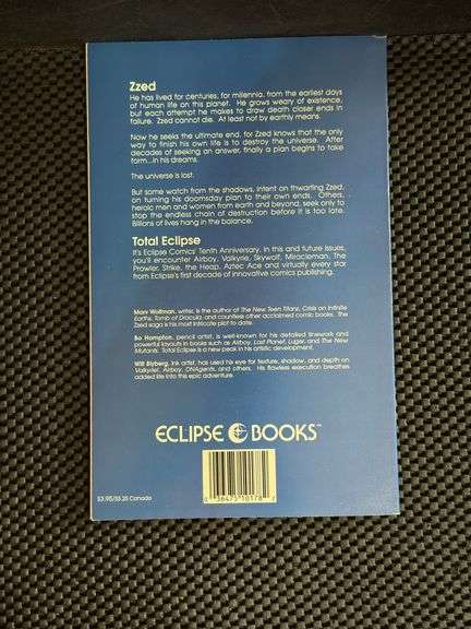 Eclipse Books, Total Eclipse, Book One, May 1988