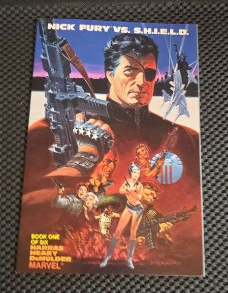 Nick Fury vs S.H.I.E.L.D. 1988 Complete Comic Book Set