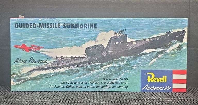Revell U.S.S. Nautilus Guided-Missile Submarine Model Kit H-308