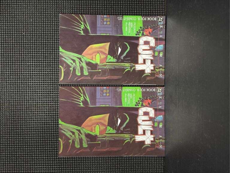 DC Comics, Batman: The Cult, Complete Set, Books 1-4, 1988.(Includes two copies of Book Four)