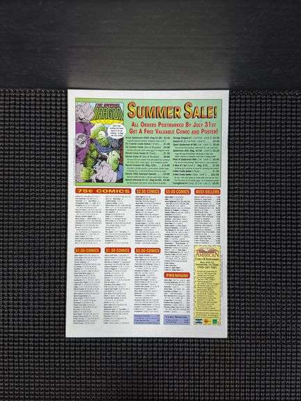 Image Comics, The Savage Dragon, No. 1, July 1992, The 1st Brutal Issue.