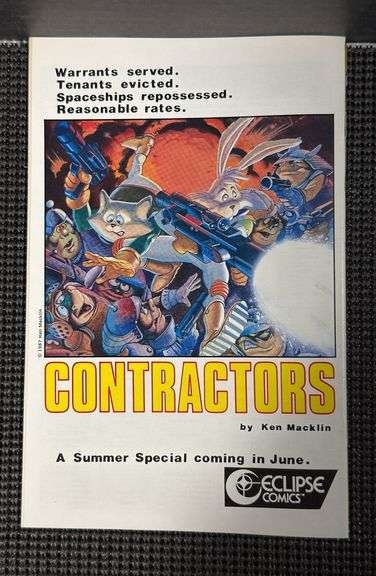 Airboy Comics 1987 Issues 21-24 Eclipse Comics
