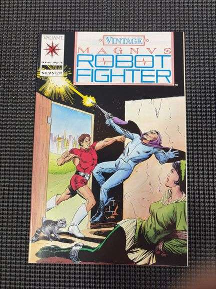 Valiant Comics, Vintage Magnus Robot Fighter, #4, April 1992
