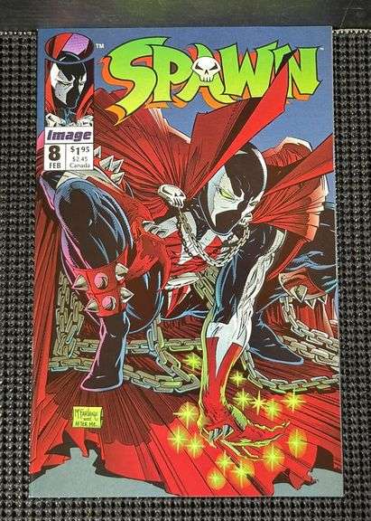 Image Comics,  Spawn, #8, February 1993, First Printing