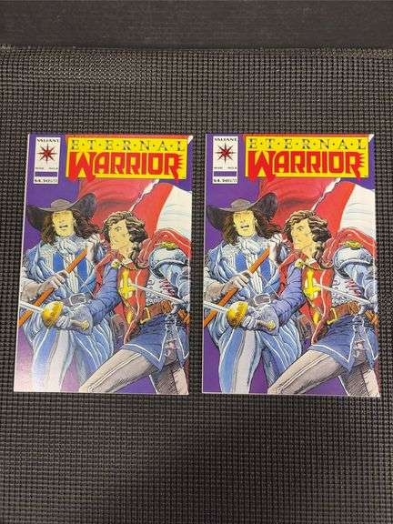 Two Valiant Comics Archer and Armstrong #8 March 1993 Sleeved and Boarded