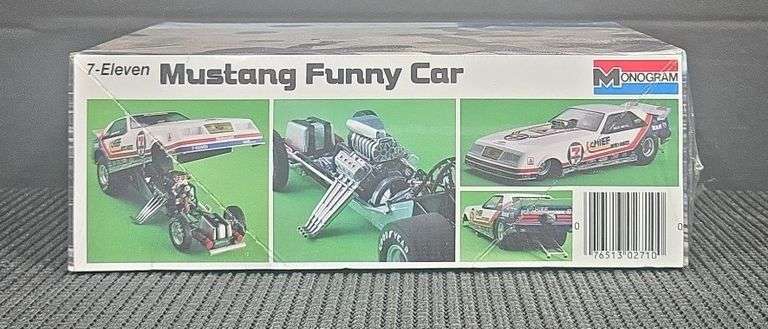 Monogram 7-Eleven Mustang Funny Car 1/24 Scale Model Kit No. 2710