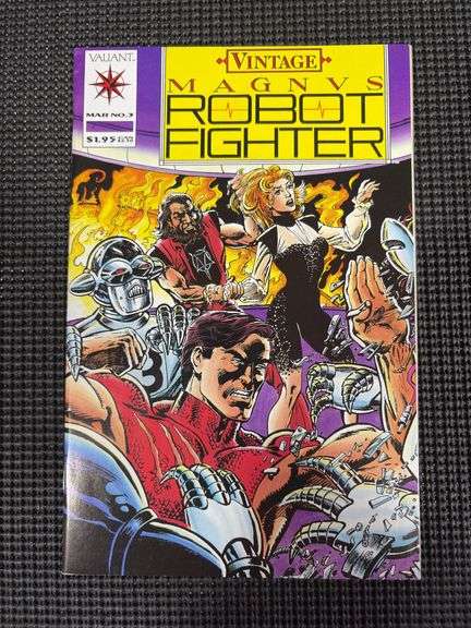 Valiant Comics, Vintage Magnus Robot Fighter, #3, March 1992