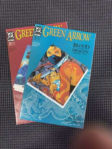 Green Arrow Comic Books - DC Comics #21 & #22, August 1989