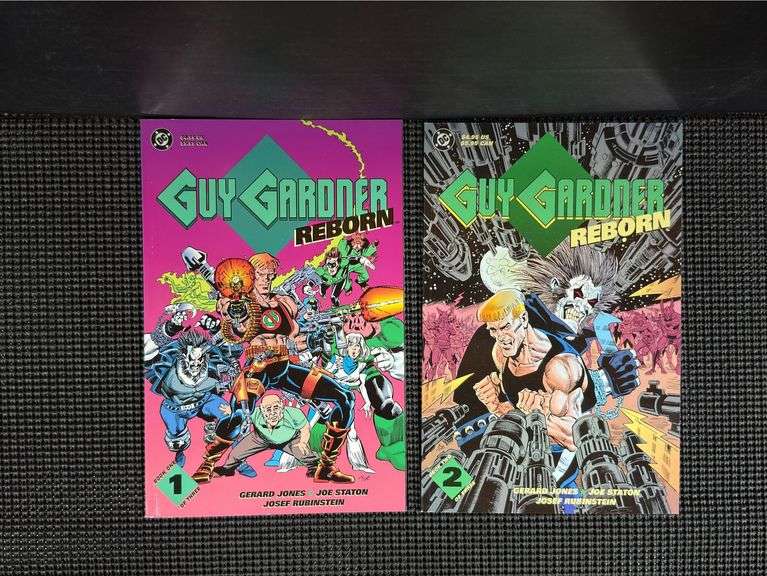 DC Comics, Guy Gardner Reborn, No. 1-2 (of 3), Square Bound Prestige Format, 1992