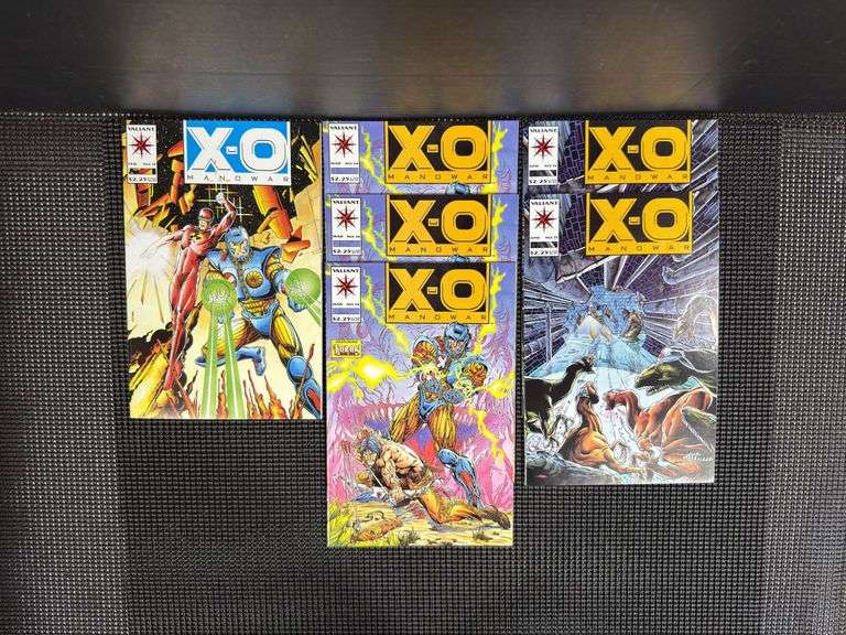 Valiant Comics, X-O Manowar, #13, 14, 15 (includes three copies of #14 and two copies of #15), 1993