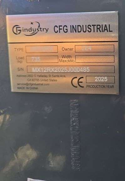 CFG MX12RX Mini Excavator