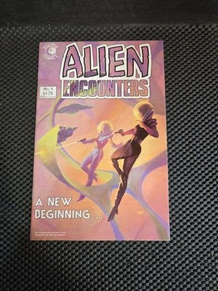 Alien Encounters Comic Books, Issues 1 & 2, Eclipse Comics 1985