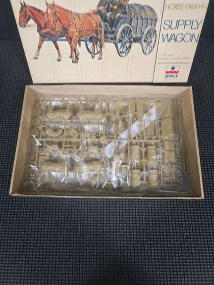 ESCI German Horse-Drawn Supply Wagon 1/35th Scale Model Kit #5010