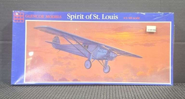 Glencoe Models Spirit of St. Louis 1/48 Scale Plastic Model Kit #03101