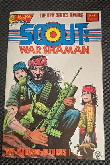 Scout: War Shaman No. 1 Eclipse Comic Book (1988)