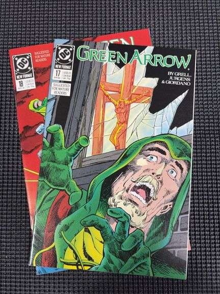 Green Arrow DC Comic Books #17 & #18 (1989)
