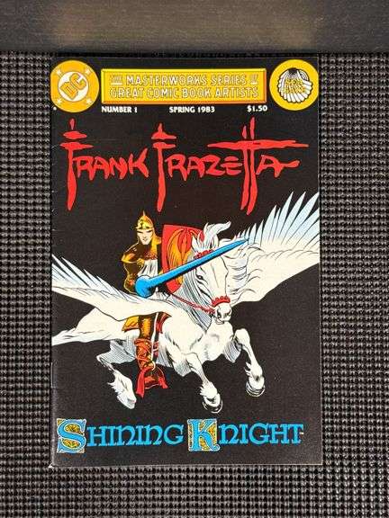 DC Comics, The Masterworks Series of Great Comic Book Artists, No. 1, Spring 1983, Frank Frazetta, Shining Knight