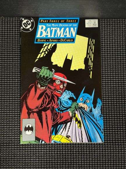 DC Comics, The Many Deaths of the Batman, Part 3 of 3, No. 435, July 1989. Includes US, Canada, and UK pricing, US Cover Price 75¢.