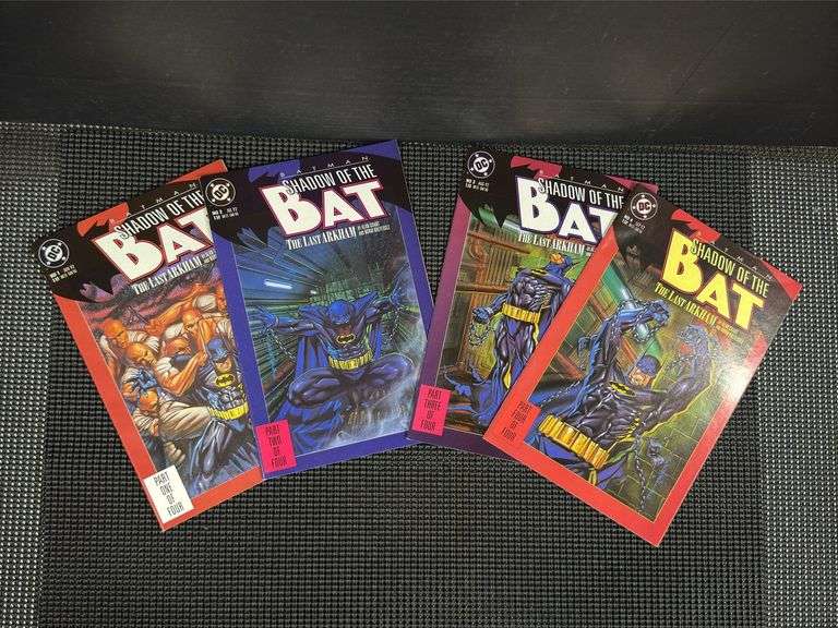 DC Comics, Batman: Shadow of the Bat - The Last Arkham, Parts 1-4 (of 4), Complete Set,  No. 1, 2, 3, & 4, 1992.