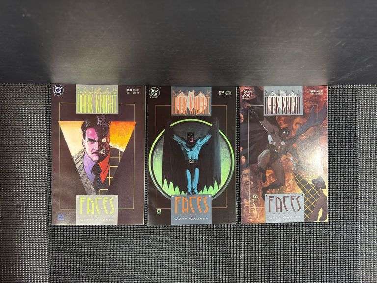 DC Comics, Batman: Legends of the Dark Knight - Faces, Parts 1-3 (of 3), No. 28-30, 1992