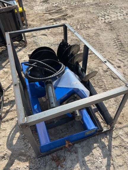 CFG Blue Frame Skid Steer Auger image