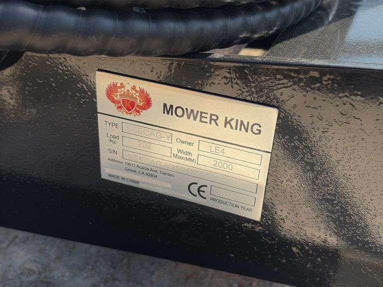 Mower King Black Frame Skid Steer Auger