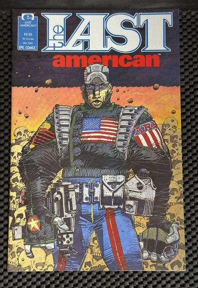 Epic Comics, The Last American,  No. 1 (of 4), December 1990