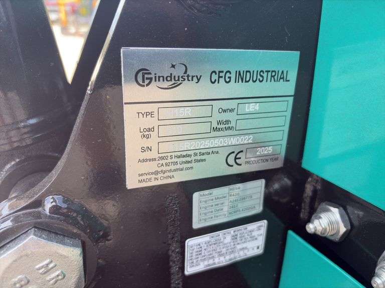 CFG H15R Mini Excavator