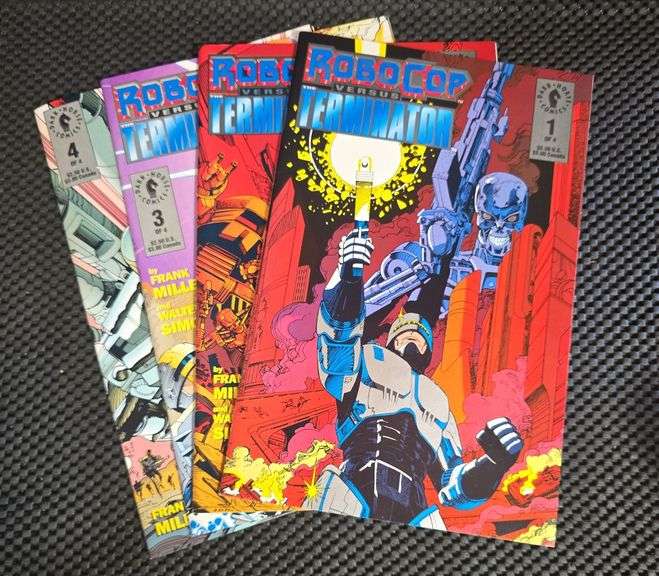 Robocop Versus Terminator Comic Book Collection 4 issues