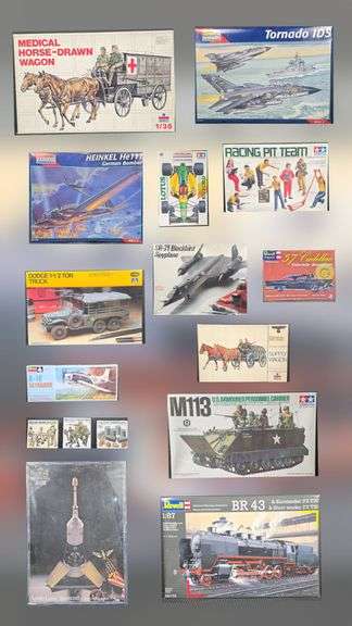 HCA Model Auction #4 – HO Scale, Military, Nautical & Classic Kits | Wright City, MO
