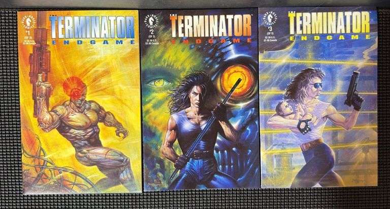 Dark Horse Comics, Terminator:  Endgame #1-3 Full Set, 1992