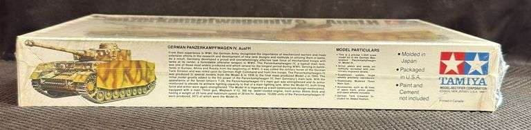 Tamiya 1/35 Military Miniature Series Panzerkampfwagen IV Ausf. H Model Kit #MM-154A