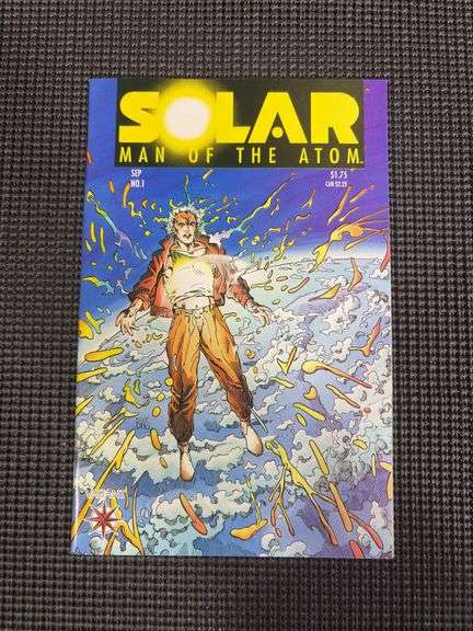 Valiant Comics Solar Man of the Atom #1 September 1991 Sleeved and Boarded