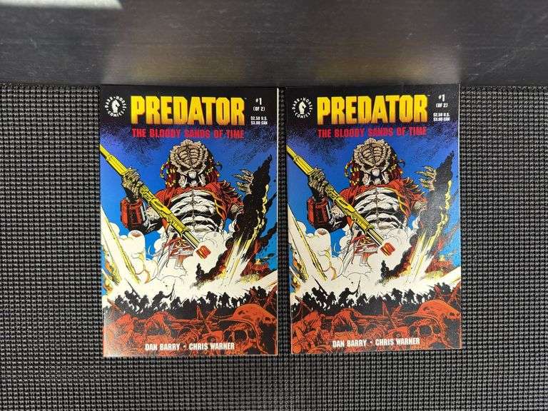 Dark Horse Comics , Predator: The Bloody Sands of Time, #1-2 (of 2), complete set, February 1992. Includes two copies of issue #1.